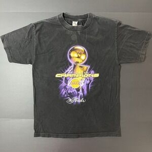 Los Angeles Lakers 2010 NBA Champions Kobe Double Sided Tshirt Men's M Sports